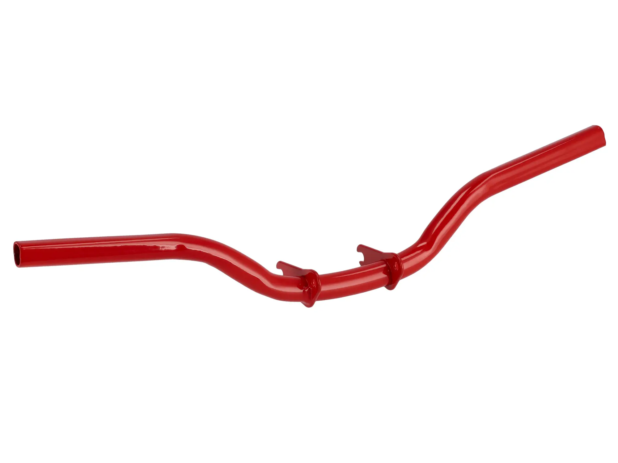 Fußrastenträger Enduro, rechts verlängert, grundiert + Rot beschichtet - Simson S50, S51, S70, Art.-Nr.: 10075899 - Bild 1