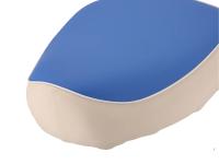 Einzelsitz, blau beige ohne Schriftzug - für Simson KR50, Item no: 10078030 - Image 4