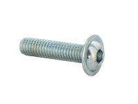 Pan head flange screw, hexagon socket M6x25 - DIN7380, Item no: 10039027 - Image 1