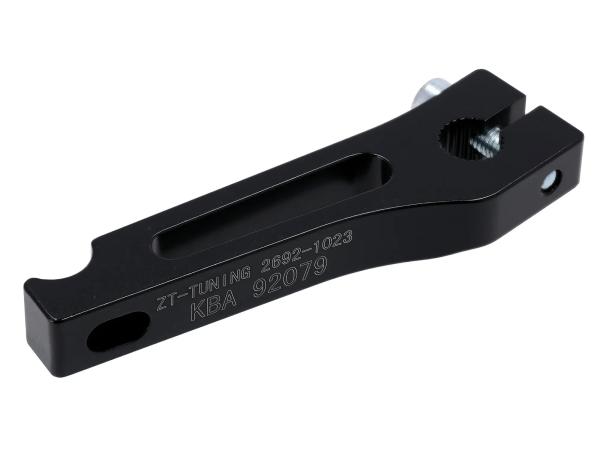 ZT-Tuning CNC Bremshebel hinten mit ABE, Schwarz - für S50, S51, S70, KR51/1, KR51/2, SR50, SR80, SR4-1, SR4-2, SR4-3, SR4-4,  10077910 - Bild 1